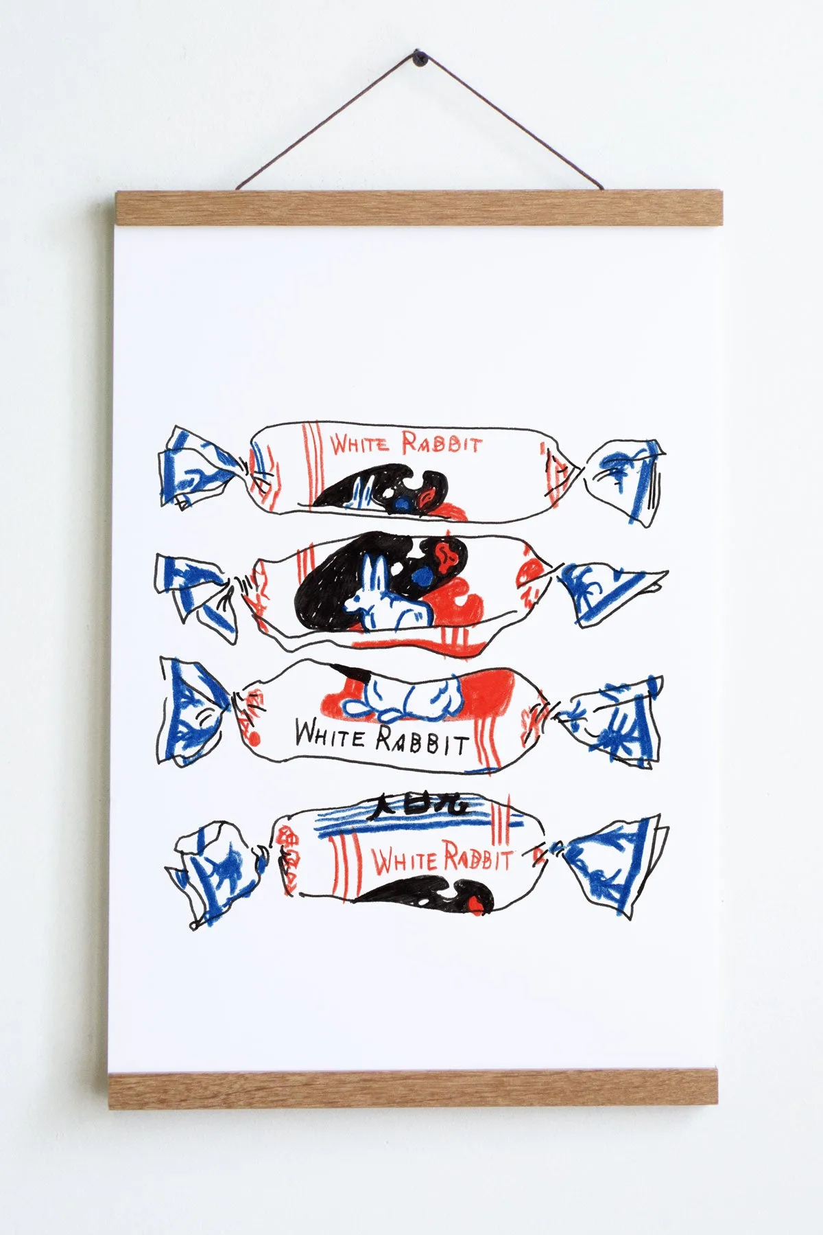 White Rabbit Print